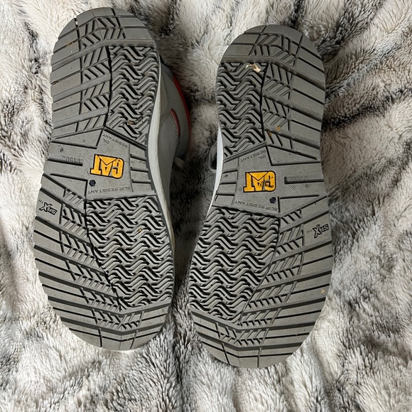 Caterpillar Women's Composite Safety Toe Hightop Sneakers - Gray and Pink - Picture 7 of 8